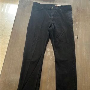 Wrangler Men's Slim Black Jeans